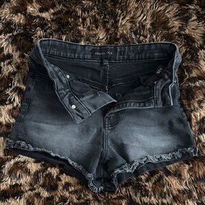 Kendall & Kylie Charcoal Jean Shorts